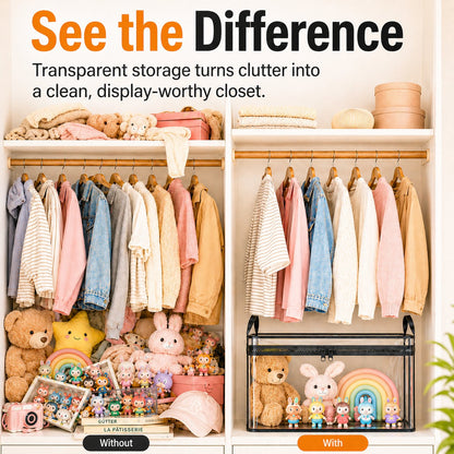 🎖️Super Large Heavy-Duty Thick Plastic Clear Storage Bag for Clothes, Moving & Storage🧸📚