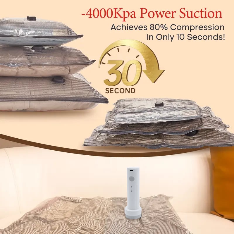 🎖️Limited-time 50% off⏰✨X7 Cordless Travel Vacuum Bag